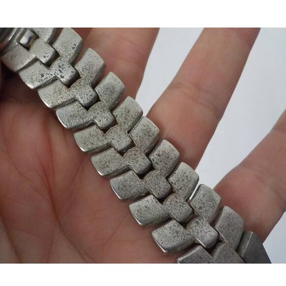 Quemex Sapphire Women Wrist Watch Silver Metal Untested - Picture 8 of 13